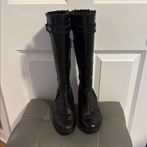 Women's Black Knee-High Boots